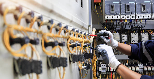 Professional Electrician technician working in Denver, CO